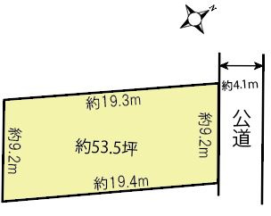 鴻巣市箕田の売地