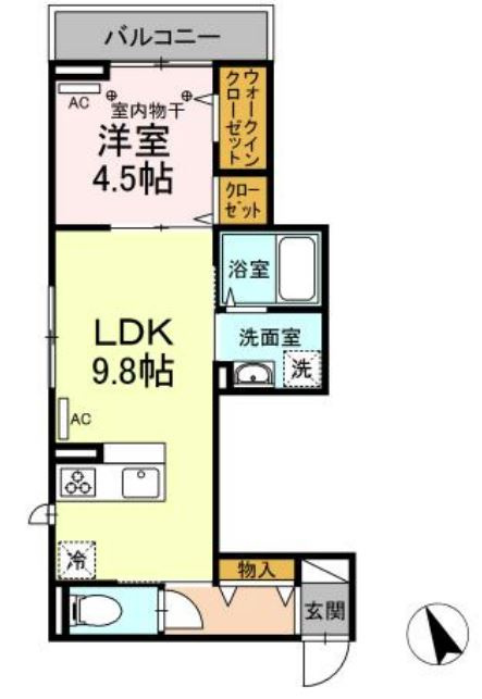 Dレジデンス大和田の間取り