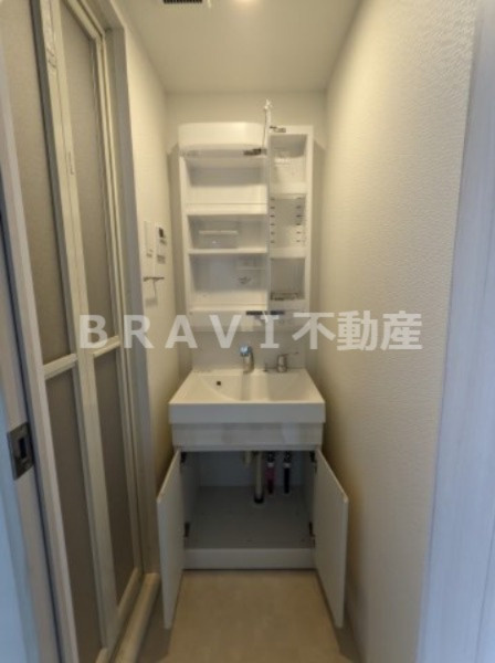 S-RESIDENCE堺筋本町Uno（エスレジデンスサカイスジホンマチウーノ）　BRAVI不動産の独立洗面台