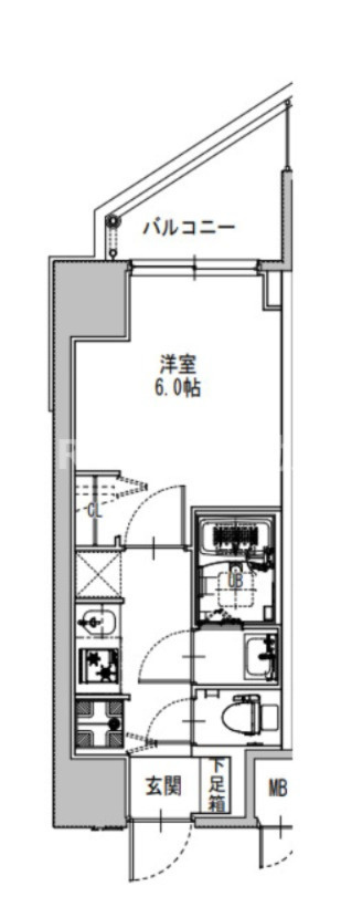 S-RESIDENCE堺筋本町Uno（エスレジデンスサカイスジホンマチウーノ）　BRAVI不動産の間取り|【S-RESIDENCE堺筋本町Uno】