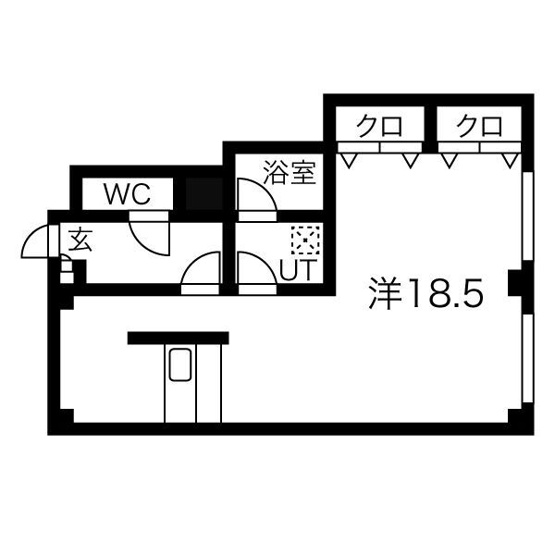 【間取り】 | 中駒新栄レオンビル