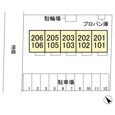 【区画図】 | プレシャス上大島Ⅱ