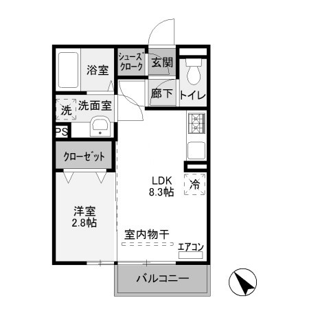 【間取り】 | プレシャス上大島Ⅱ