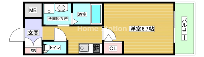 【間取り】 | アドバンス大阪ベイストリート