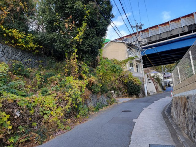 【前面道路含む現地写真】 | 高須三丁目　土地 | 高須三丁目　売地　前面道路幅員約4.1m