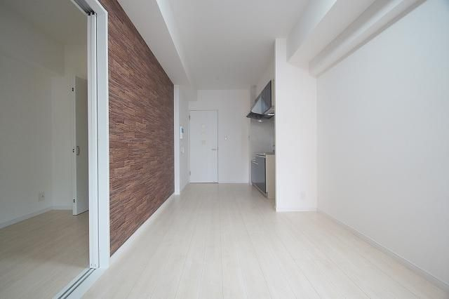 モダンパラッツォ博多rivaⅡの居間・リビング|モダンパラッツォ博多rivaⅡ（1LDK）リビング