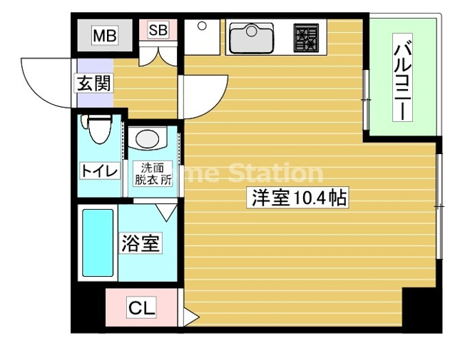 【間取り】 | パレス東洋福島館