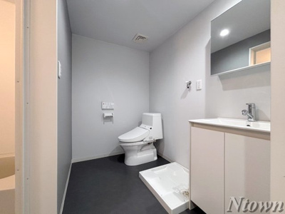 【洗面所】 | アーバンレックス中村公園 | 脱衣スペースもあります