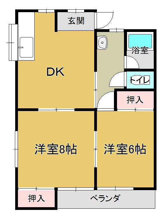 ライブコア大豆の間取り