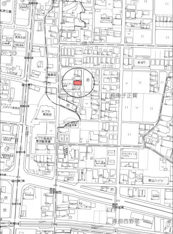 土地　長良子正賀の地図