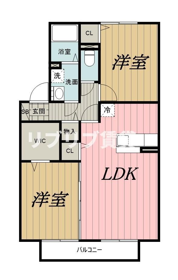 コモド　A棟の間取り