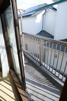 【バルコニー】 | 青葉ハイツ2 | 日当たりの良いバルコニーでお洗濯も楽しい！