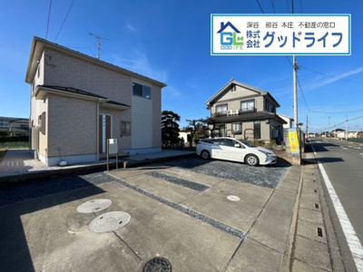 【前面道路含む現地写真】 | 深谷市 普済寺　中古戸建て　 | 前面道路含む現地写真です