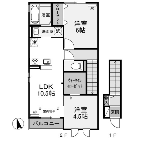 【間取り】 | メゾン・ド・ジュリアン A