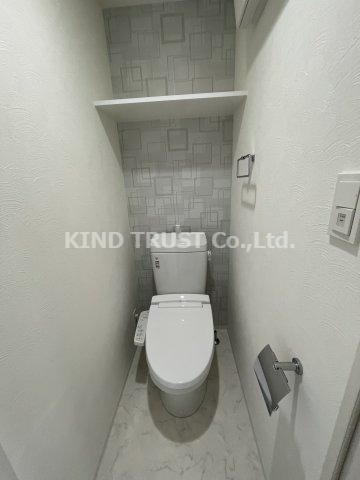 ビガーポリス417天満橋Ⅱのトイレ|シンプルで使いやすいトイレです