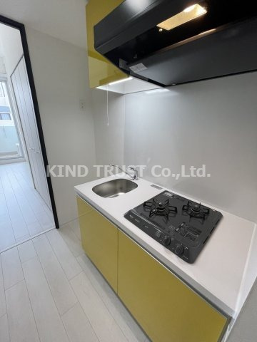 ビガーポリス417天満橋Ⅱのキッチン|お料理しやすいキッチンです