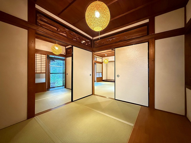 松尾邸の和室|１F
