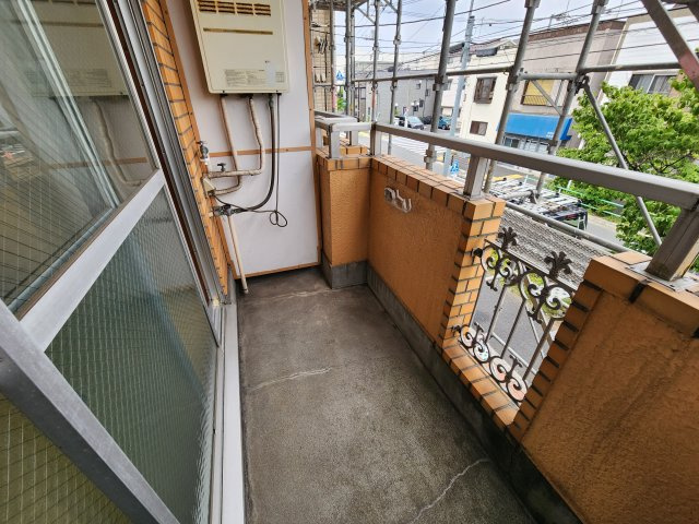 ハイム岡田のバルコニー