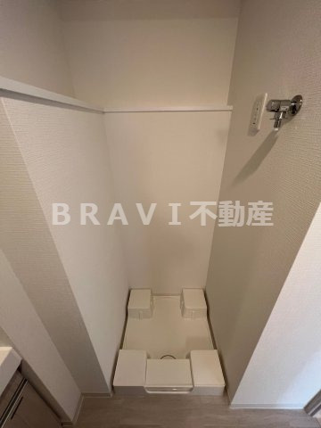 La Douceur谷町（旧 ミラージュパレス谷町ブライト）　BRAVI不動産の洗面所|【ミラージュパレス谷町ブライト】洗濯機置き場