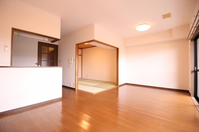 プラザハイツ二ツ屋C棟の居間・リビング