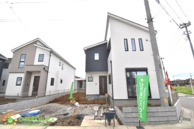 鴻巣市北新宿　3期　新築未入居物件　Ricca　01の外観|陽当り・通風良好な角地物件☆彡