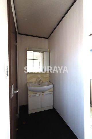 足利市福富町の事務所の洗面所