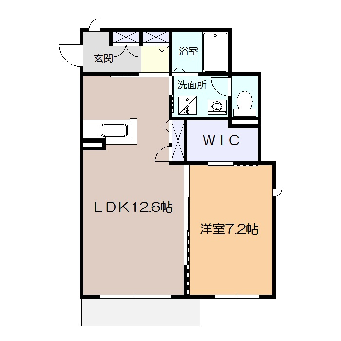 メゾンルピナスの間取り