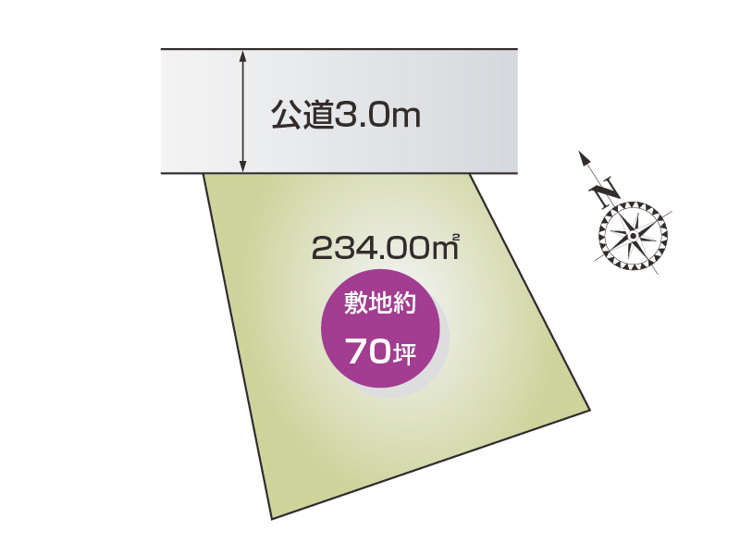 足利市福居町　区画図