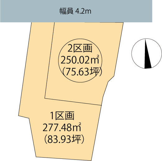 高崎市金古町売土地 2区画