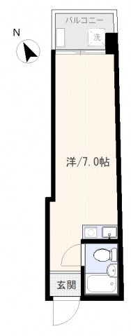 セントラルコーポ橋本の間取り