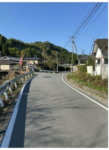 【前面道路含む現地写真】 | 宇土市網津町　土地　148坪 | 県道58号宇土不知火線