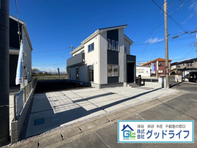 【前面道路含む現地写真】 | Livele Garden.S　上里町金久保　新築分譲住宅　全3棟　1号棟 