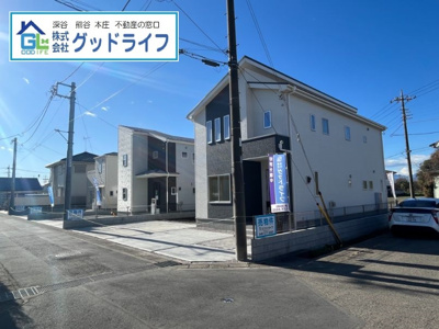 【前面道路含む現地写真】 | Livele Garden.S　上里町金久保　新築分譲住宅　全3棟　1号棟 