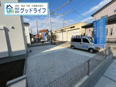 【前面道路含む現地写真】 | Livele Garden.S　上里町金久保　新築分譲住宅　全3棟　2号棟 
