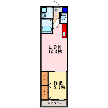 フジパレス塚本の間取り