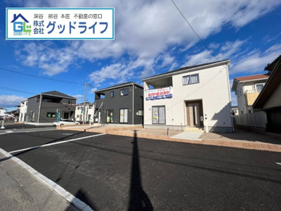 【前面道路含む現地写真】 | Cradlegarden　上里町金久保第9　全10棟　新築分譲住宅　5号棟 | 前面道路含む現地写真です
