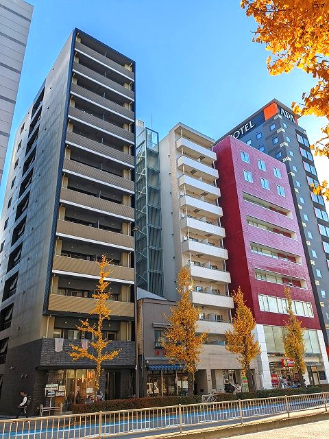 パークフラッツ蔵前の設備|3件並びにスーパー買物便利です