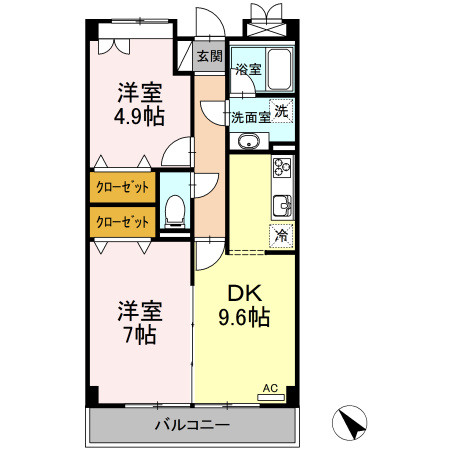 ☆２DK間取り図☆