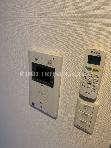 アクアプレイス東天満Ⅱのセキュリティ|モニター付きインターホンです