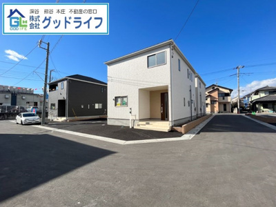 【前面道路含む現地写真】 | Cradlegarden　上里町金久保第9　全10棟　新築分譲住宅　10号棟 | 前面道路含む現地写真です