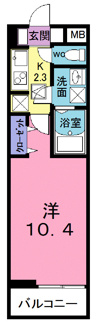 【間取り】 | ルーモベルビ・トロア | 間取図