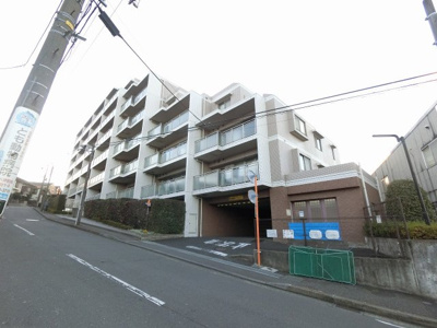 【外観】 | シティウインズ横浜三ツ沢公園 | 総戸数６６戸、平成１３年１月築、管理人は日勤勤務につき管理体制良好です♪