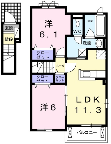 プレミアコートの間取り