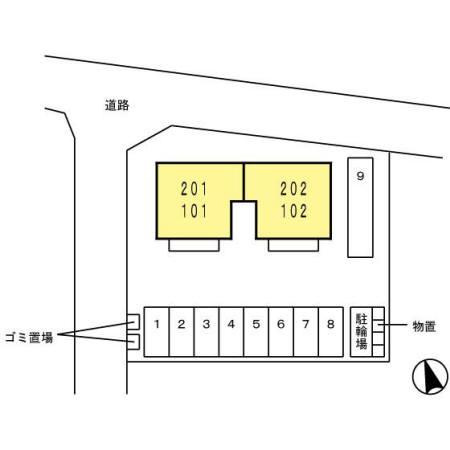 テンダネスの区画図
