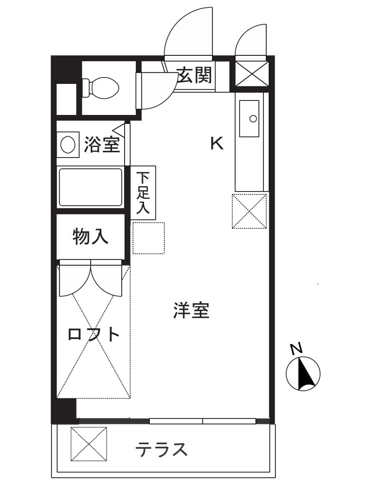 フローリエ細山Ⅰの間取り