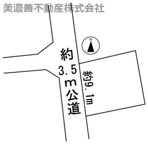 ５９５６４　羽島郡岐南町八剣北土地の区画図