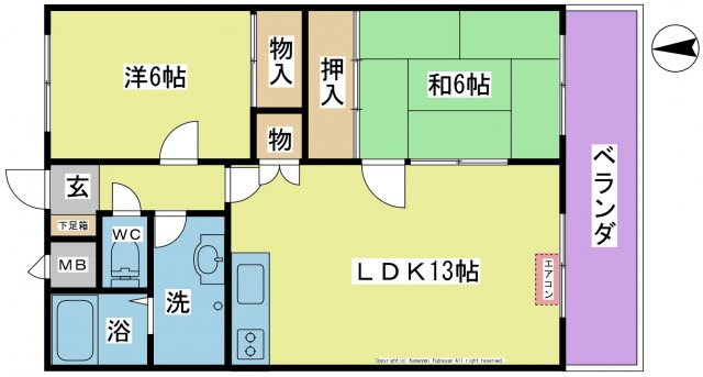 【間取り】 | エスペランス６