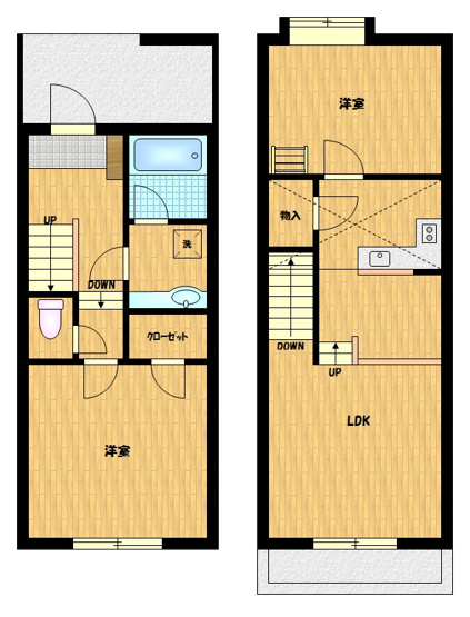 【間取り】 | セザンヌ大久保