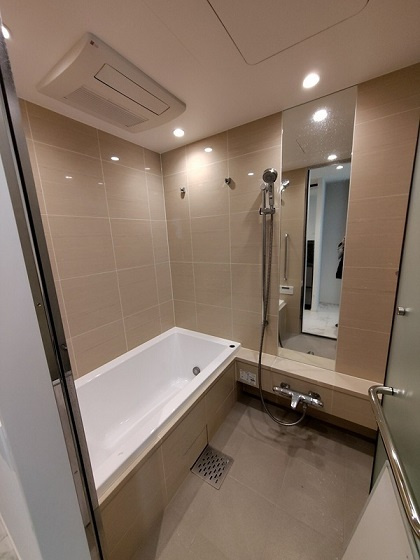 千代田区一番町の賃貸マンションの浴室