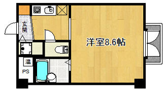 【間取り】 | グランドパレス堀川パートII